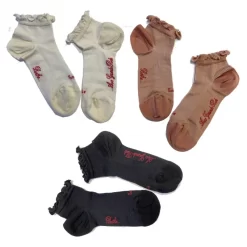 Assortiment Socquettes Soie Et Coton Berthe Aux Grands Pieds -Meilleur Lingerie Magasin assortiment socquettes soie et coton berthe aux grands pieds 1