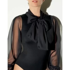 Body Girardi Joseline Ruban Façon Jabot -Meilleur Lingerie Magasin body girardi joseline ruban facon jabot 1