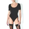 Body Girardi Opaque Noir Manche Courtes