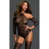 Obsessive BodyStocking En Dentelle Resille à Jarretelles -Meilleur Lingerie Magasin bodystocking en dentelle resille a jarretelles