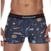 Boxer Coton Imprimé Conquête Spatiale Darkzone -Meilleur Lingerie Magasin boxer coton imprime conquete spatiale darkzone
