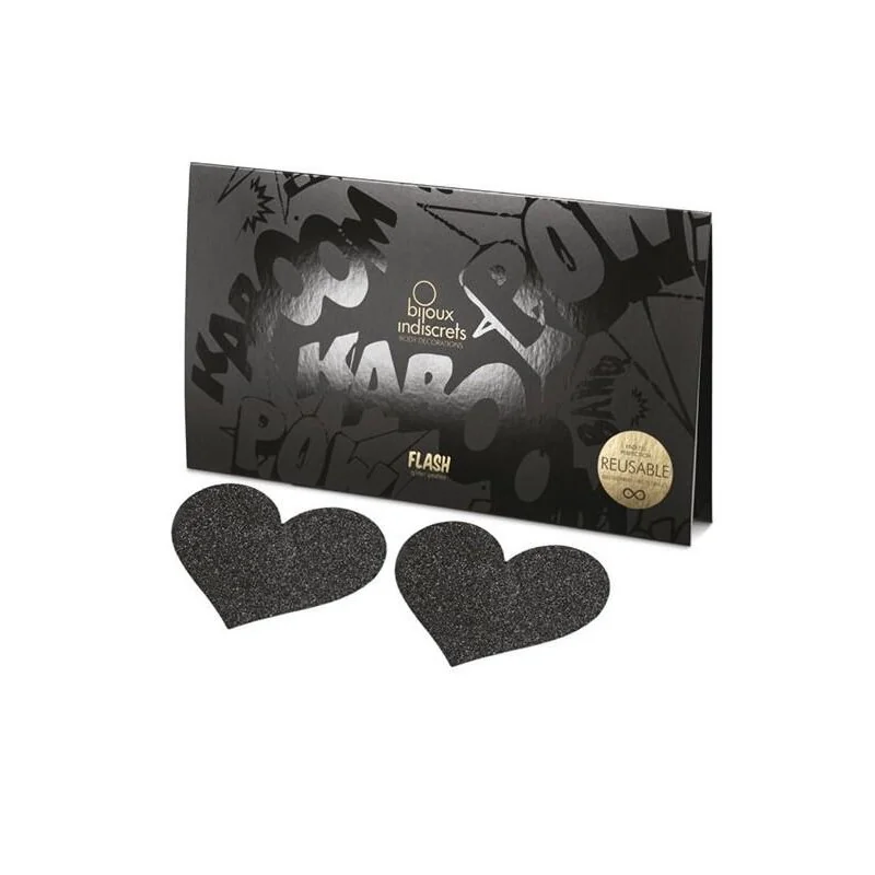 Obsessive Cache Téton Flash à Cœurs 4 Obsessive Cache Téton Flash à Cœurs – Image 2