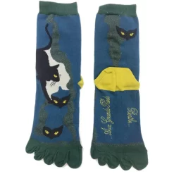 Chaussettes 5 Doigts Berthe Aux Grands Pieds Chats -Meilleur Lingerie Magasin chaussettes 5 doigts berthe aux grands pieds chats 3
