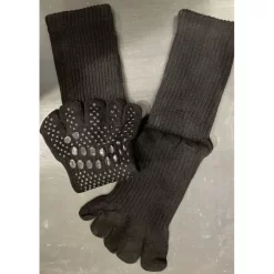 Chaussettes 5 Doigts Cotes Noires Love Yoga 5 Chaussettes 5 Doigts Cotes Noires Love Yoga -Meilleur Lingerie Magasin chaussettes 5 doigts cotes noires love yoga 1