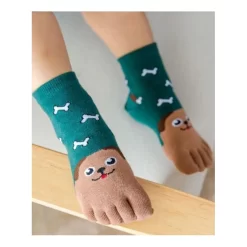 Chaussettes 5 Doigts Enfants Chiens Os 5 Chaussettes 5 Doigts Enfants Chiens Os -Meilleur Lingerie Magasin chaussettes 5 doigts enfants chiens os 1