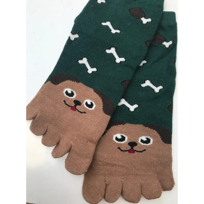 Chaussettes 5 Doigts Enfants Chiens Os 3 Chaussettes 5 Doigts Enfants Chiens Os