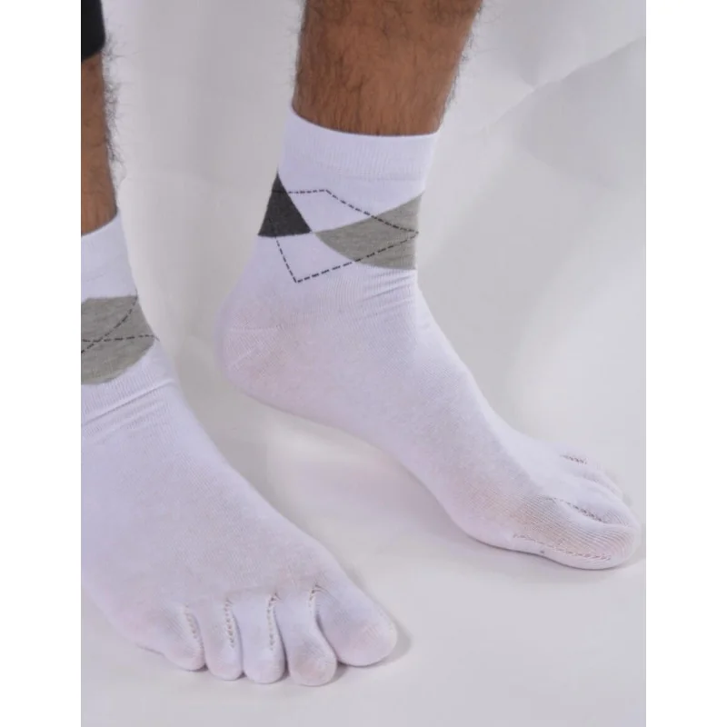 Chaussettes 5 Doigts Intarsia Homme 4 Chaussettes 5 Doigts Intarsia Homme – Image 2