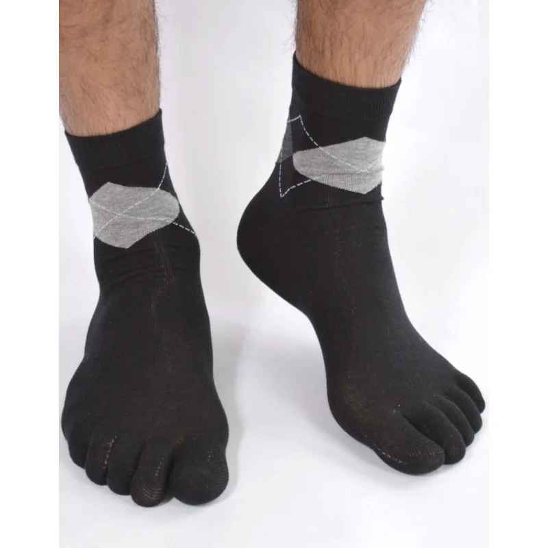 Chaussettes 5 Doigts Intarsia Homme 7 Chaussettes 5 Doigts Intarsia Homme – Image 5