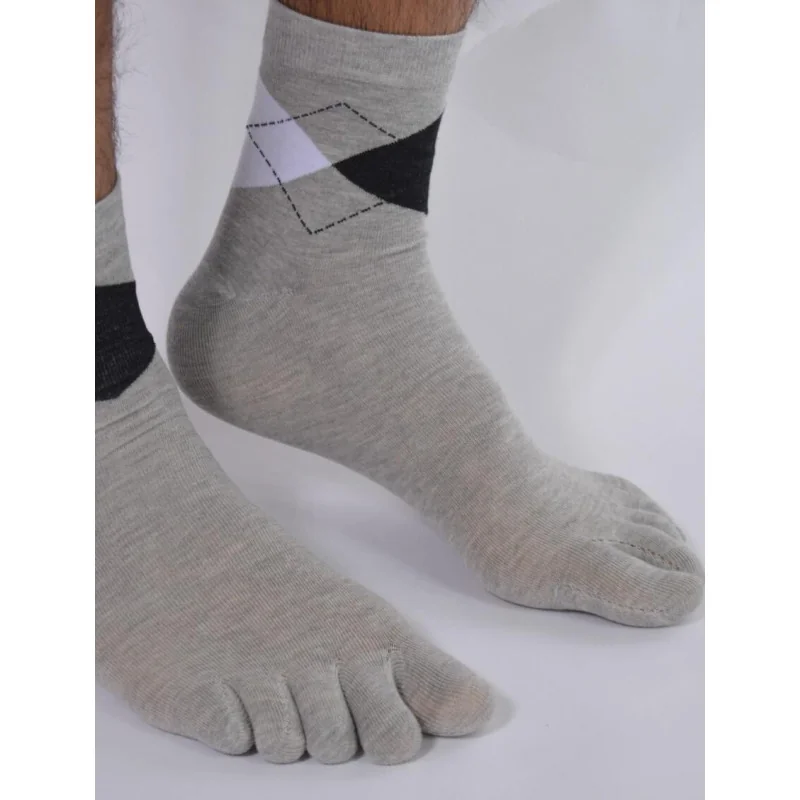 Chaussettes 5 Doigts Intarsia Homme 8 Chaussettes 5 Doigts Intarsia Homme – Image 6