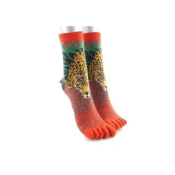 Chaussettes 5 Doigts Jungle Leopard Berthe Aux Grands Pieds -Meilleur Lingerie Magasin chaussettes 5 doigts jungle leopard berthe aux grands pieds 1