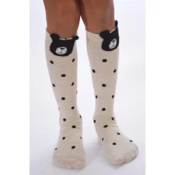 Chaussettes à Pois Ours -Meilleur Lingerie Magasin chaussettes a pois ours 1