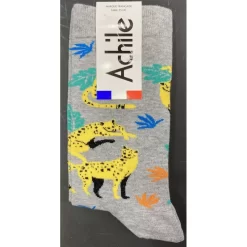 Chaussettes Achile Coton Guépard -Meilleur Lingerie Magasin chaussettes achile coton guepard 1 2