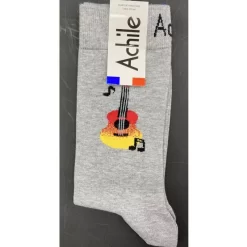Chaussettes Achile Guitare Folk -Meilleur Lingerie Magasin chaussettes achile guitare folk 5