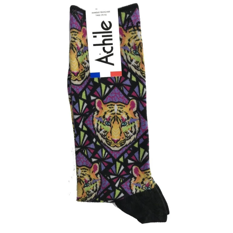 Chaussettes Achile Tigre Kaléidoscope Délire 3 Chaussettes Achile Tigre Kaléidoscope Délire