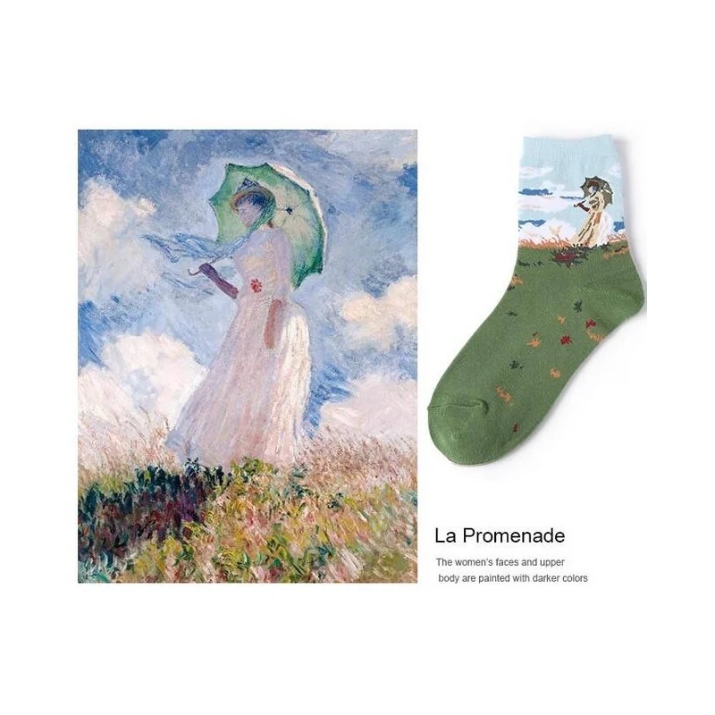Chaussettes D'impressionnistes 4 Chaussettes D'impressionnistes – Image 2