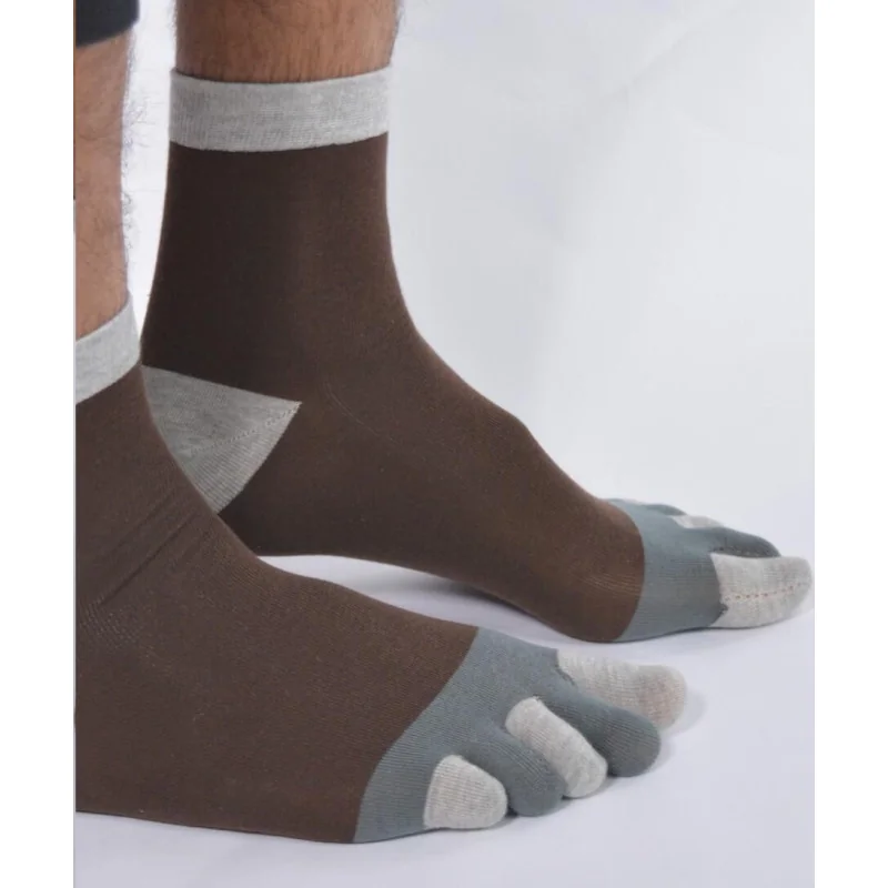 Chaussettes Ebene 5 Doigts Pieds Gris 4 Chaussettes Ebene 5 Doigts Pieds Gris – Image 2