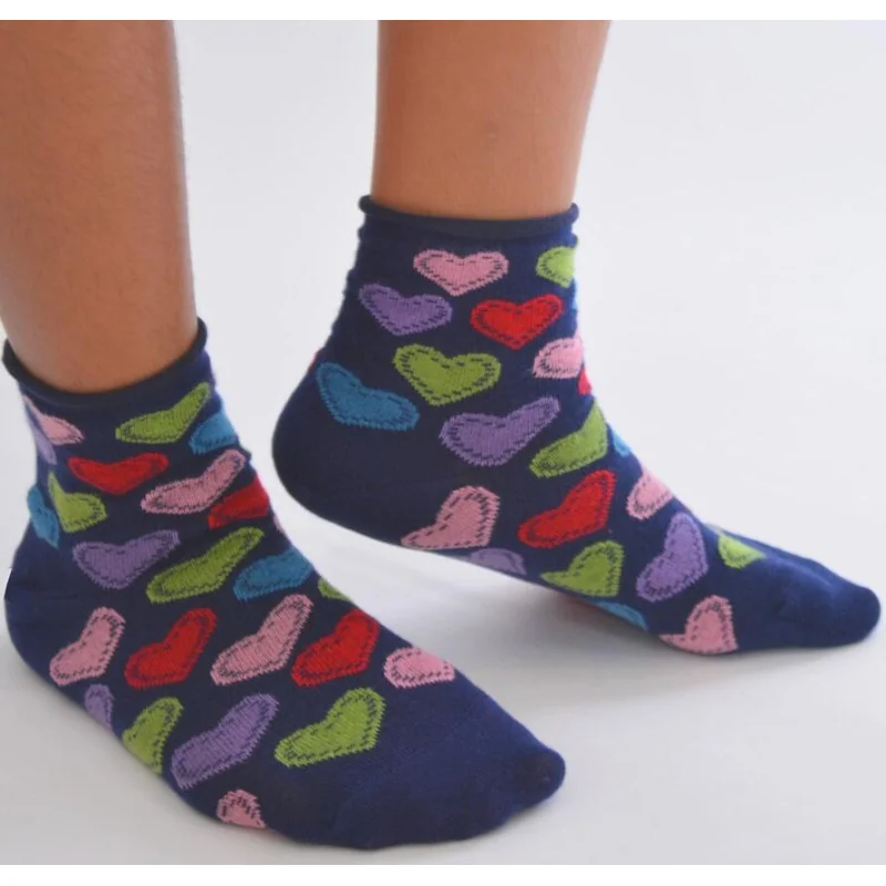 Chaussettes Enfants Coeurs Tendance 3 Chaussettes Enfants Coeurs Tendance
