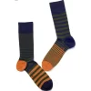 Chaussettes Hiver Berthe Aux Grands Pieds Rayures Asymétriques -Meilleur Lingerie Magasin chaussettes hiver berthe aux grands pieds rayures asymetriques
