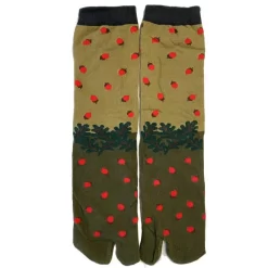 Chaussettes Japonaises Chêne Et Glands Rouges 5 Chaussettes Japonaises Chêne Et Glands Rouges -Meilleur Lingerie Magasin chaussettes japonaises chene et glands rouges 1