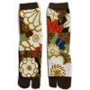 Chaussettes Japonaises Coton Bouquet Fleurs D'Automne -Meilleur Lingerie Magasin chaussettes japonaises coton bouquet fleurs d automne