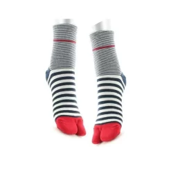 Chaussettes Japonaises Rayures Mariniere BErthe Aux Grands Pieds -Meilleur Lingerie Magasin chaussettes japonaises rayures mariniere berthe aux grands pieds 1