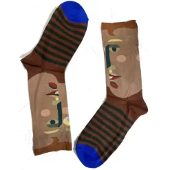 Chaussettes Les Petits Caprices Portrait Abstrait
