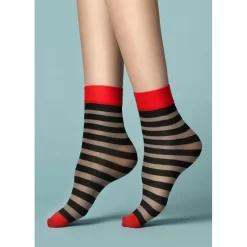 Fiore Chaussettes Mezzo Rayures Trompe L'oeil