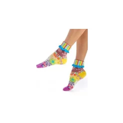 Chaussettes Revers Dub Et Drino Fleurs Attractif -Meilleur Lingerie Magasin chaussettes revers dub et drino fleurs attractif 1