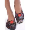 Chausson Ixli Fleurs Wakonda Rouge 2 Chausson Ixli Fleurs Wakonda Rouge -Meilleur Lingerie Magasin chausson ixli fleurs wakonda rouge