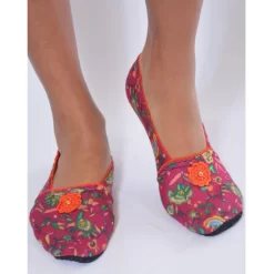 Chausson Ixli Imprimé Campodi Orange -Meilleur Lingerie Magasin chausson ixli imprime campodi orange 1