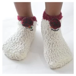 Chausson Polaire Bonhomme De Neige