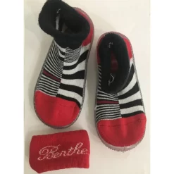 Chausson Rayures Asymétriques Berthe Aux Grands Pieds -Meilleur Lingerie Magasin chausson rayures asymetriques berthe aux grands pieds 1