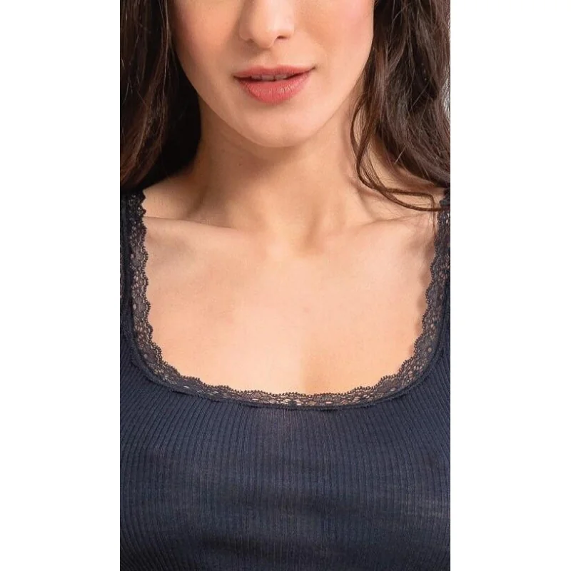 Chemisette Laine Et Soie Col Rond Moretta 9 Chemisette Laine Et Soie Col Rond Moretta – Image 7