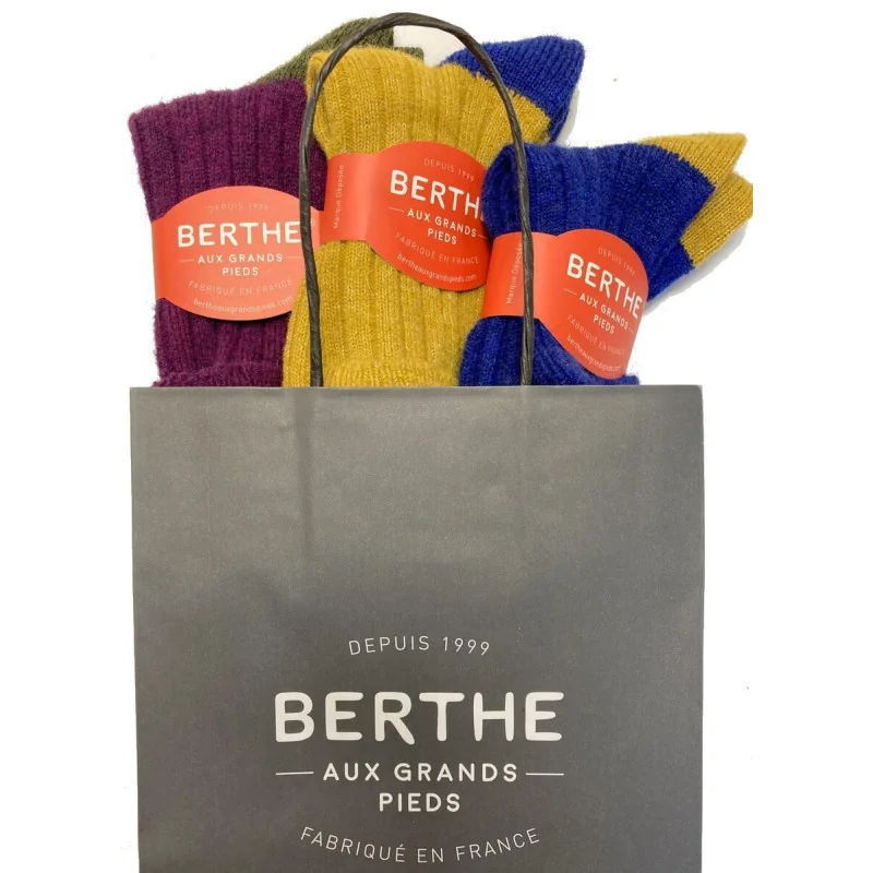 Coffret Chaussettes Hiver Laine Mohair Berthe Aux Grands Pieds 4 Coffret Chaussettes Hiver Laine Mohair Berthe Aux Grands Pieds – Image 2