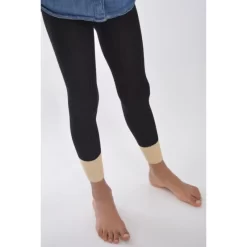 Collant Coton Sans Pieds Revers Lurex Enfant -Meilleur Lingerie Magasin collant coton sans pieds revers lurex enfant 2