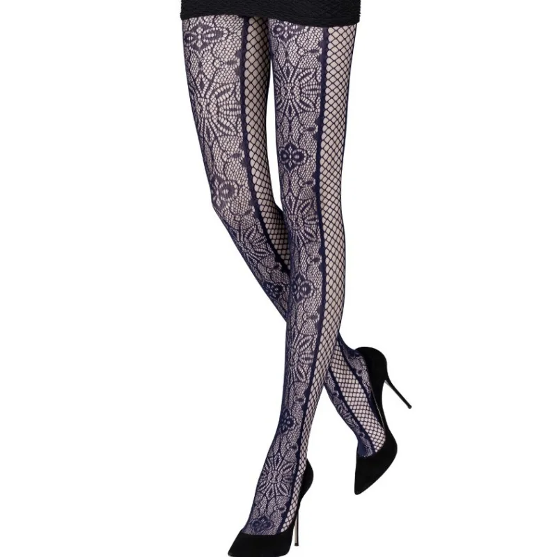Collant Dentelle Et Resille Emilio Cavallini 3 Collant Dentelle Et Resille Emilio Cavallini
