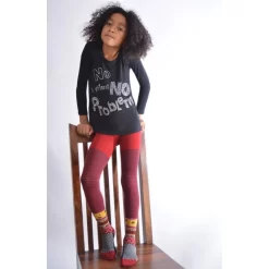 Collant Enfant Berthe Aux Grands Pieds Patchwork -Meilleur Lingerie Magasin collant enfant berthe aux grands pieds patchwork 2