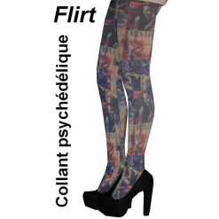 Collant Flirt Magazine Psychédélique