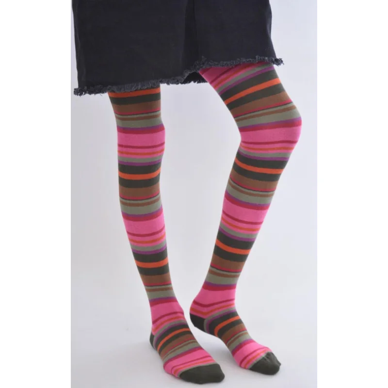 Collant Hiver Muti Rayures Enfants 4 Collant Hiver Muti Rayures Enfants – Image 2