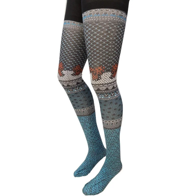Collant Imprimé Kaliedoscope Ciel Et Ruban 4 Collant Imprimé Kaliedoscope Ciel Et Ruban – Image 2