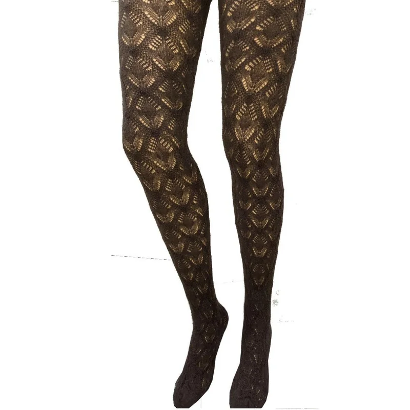 Collant Laine Dentelle Losange Trasparenze 3 Collant Laine Dentelle Losange Trasparenze