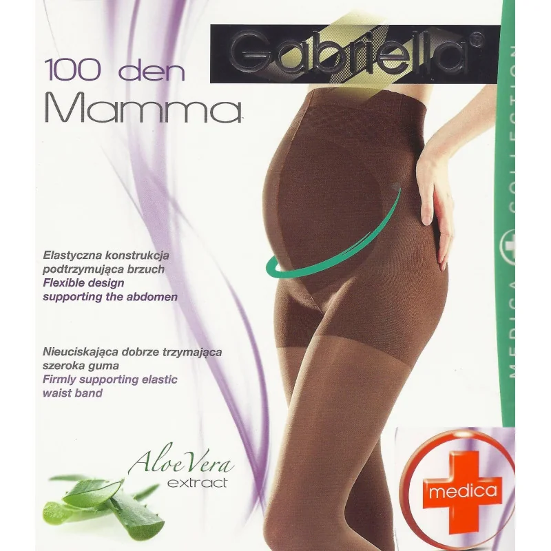Collant Maternité 100 Den Mamma Gabriella 3 Collant Maternité 100 Den Mamma Gabriella