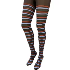 Collant Opaque Rayures Funny 9 Collant Opaque Rayures Funny -Meilleur Lingerie Magasin collant opaque rayures funny 3