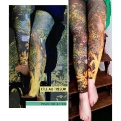 Collant Sans Pieds Marieantoilette île Au Trésor