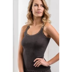 Debardeur Dentelle Laine Et Soie -Meilleur Lingerie Magasin debardeur dentelle laine et soie 2