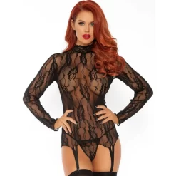 Guêpière Dentelle Florale ML Leg Avenue