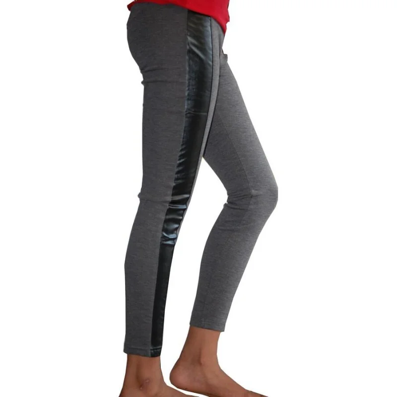 Legging Coton Ado Coupé Cousu Simili 4 Legging Coton Ado Coupé Cousu Simili – Image 2