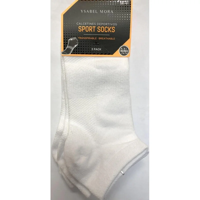 Lot 3 Paires Socquettes Coton Sport Ysabel Mora 4 Lot 3 Paires Socquettes Coton Sport Ysabel Mora – Image 2