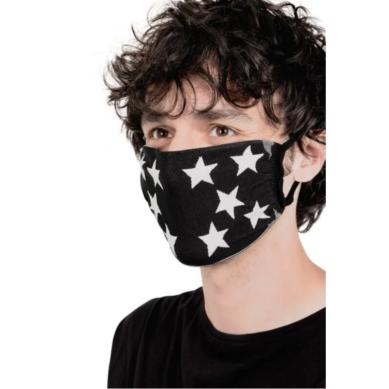 Lot De 2 Masques Barrière Motif étoiles 4 Lot De 2 Masques Barrière Motif étoiles – Image 2