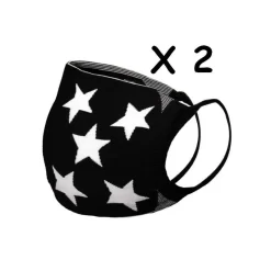 Lot De 2 Masques Barrière Motif étoiles 7 Lot De 2 Masques Barrière Motif étoiles -Meilleur Lingerie Magasin lot de 2 masques barriere motif etoiles 2